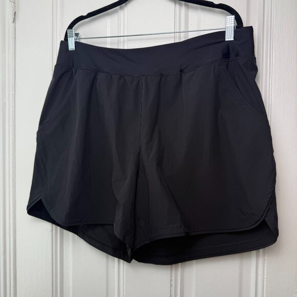 Lands End Swimwear Short Womens 18W Black Elastic Waist Pull On Liner NWOT - Picture 1 of 7